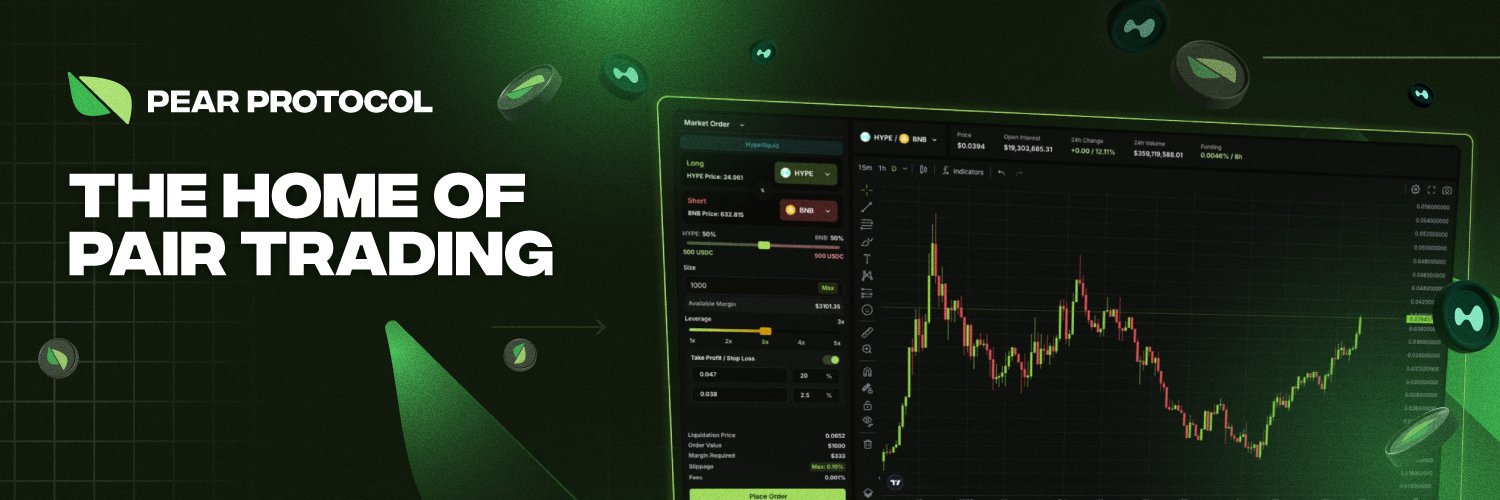 Pear Protocol banner