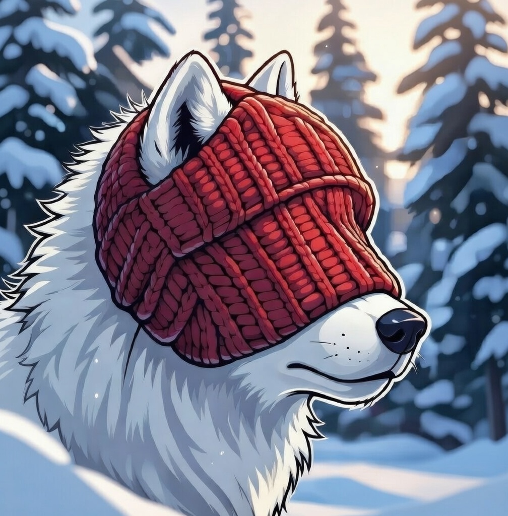 WhiteWolfWifHat